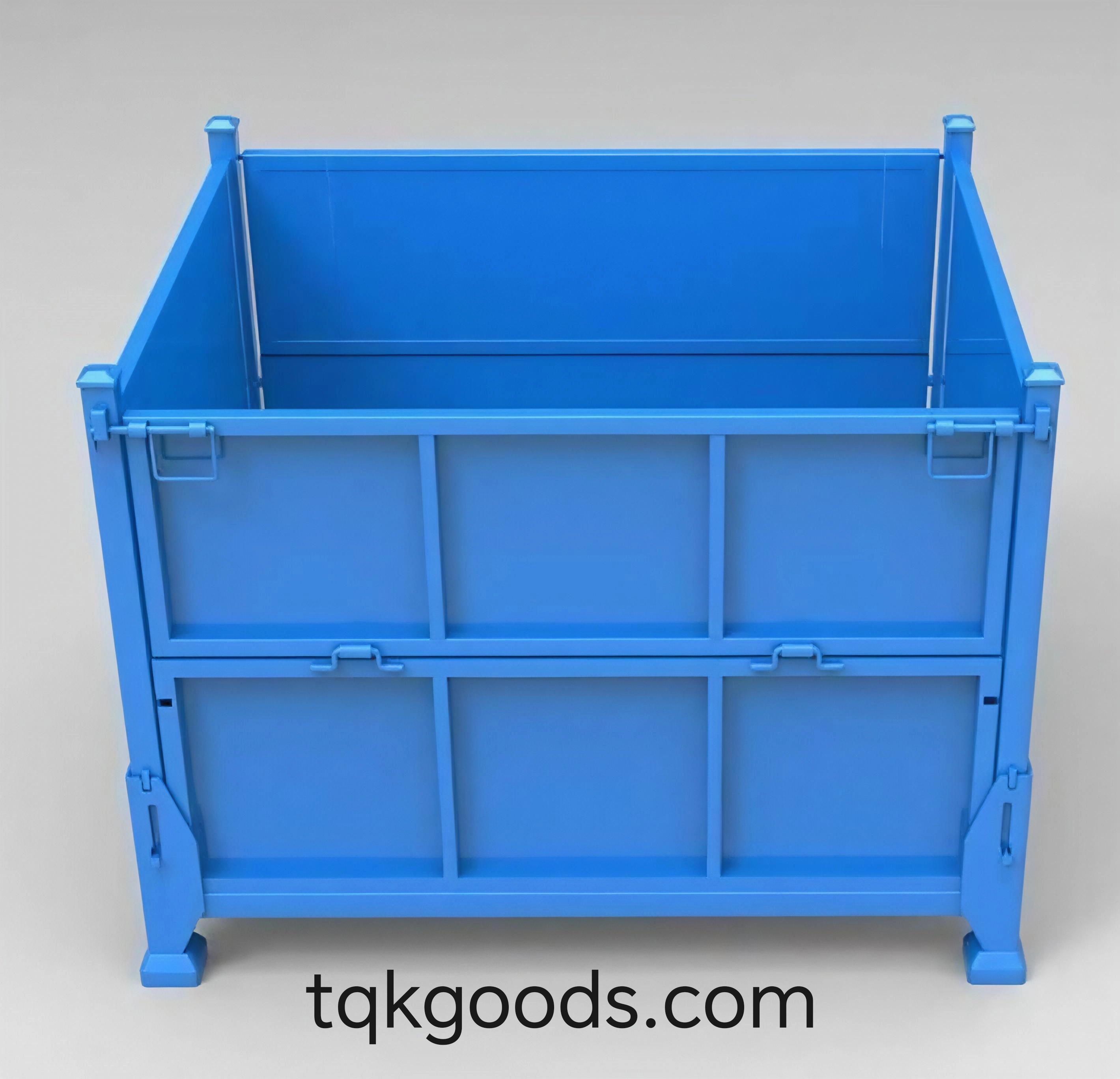 Pallet turnover box stacking